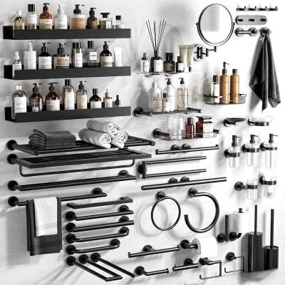 洗浴用品 毛巾架 镜子 洗漱用品 卷纸